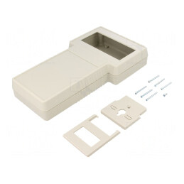 Carcasă pentru echipamente cu ecran 131x237x45mm | Electronic-mag.ro | Componente Electronice