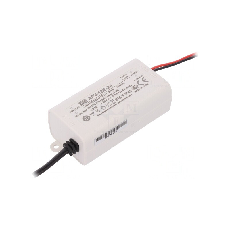 Alimentator LED 12W 24VDC 0,5A IP42 | Electronic-mag.ro | Componente Electronice Alimentator LED 12W 24VDC 0,5A IP42 | Electronic-mag.ro | Componente Electronice