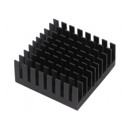 Radiator BGA Negru 35mm x 35mm | Electronic-mag.ro | Componente Electronice