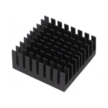 Radiator BGA Negru 35mm x 35mm | Electronic-mag.ro | Componente Electronice