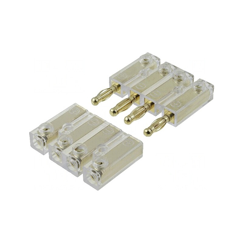 Conector Difuzoare Aurit 4mm2 | Electronic-mag.ro | Componente Electronice