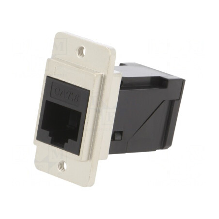 Adaptor DUALSLIM Cat 6 8p8c 29mm M3 | Electronic-mag.ro | Componente Electronice