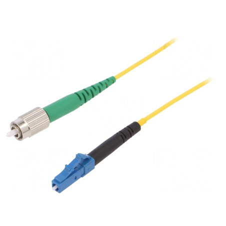 Patch Cord Fibră Optică FC/APC la LC/UPC 3m 9/125um | Electronic-mag.ro | Componente Electronice