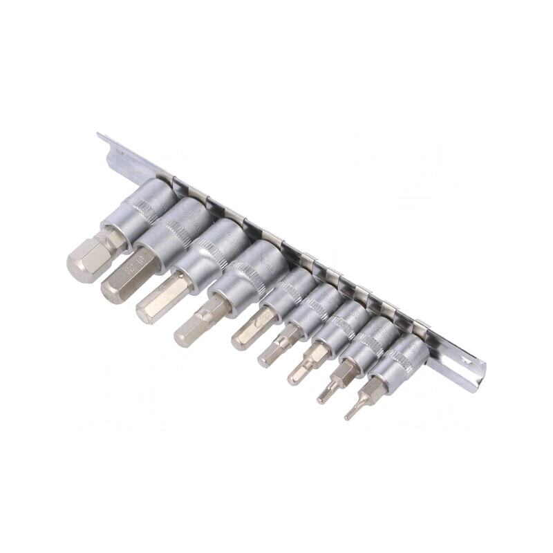 Set Chei Imbus și Tubulare 9 Bucăți Oțel Crom-Vanadiu | Electronic-mag.ro | Componente Electronice