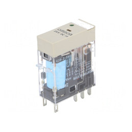 Releu Electromagnetic DPDT 24VDC 5A | Electronic-mag.ro | Componente Electronice