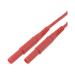 Cablu de măsurare 16A mufă banană 4 mm dublu. | Electronic-mag.ro | Componente Electronice