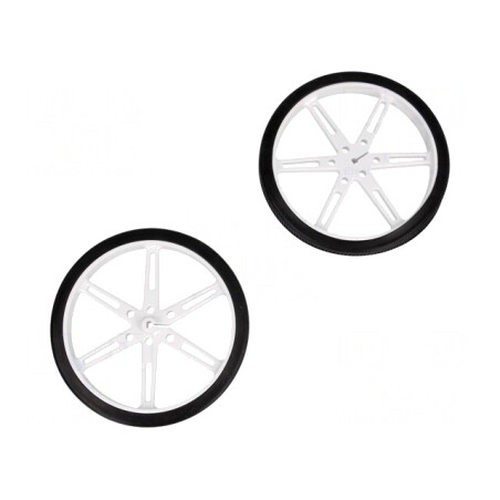 Ax Albă Crestătură D Ø 80mm Diametru 3mm | Electronic-mag.ro | Componente Electronice