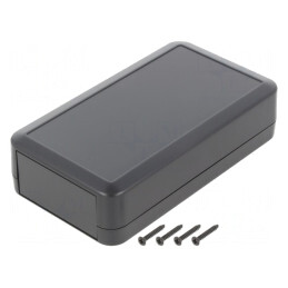 Carcasă Universală ABS Gri Închis 76x135x35mm | Electronic-mag.ro | Componente Electronice