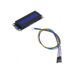 Afișaj LCD Alfanumeric 16x2 Albastru 87x32x13mm LED PIN 4 | Electronic-mag.ro | Componente Electronice