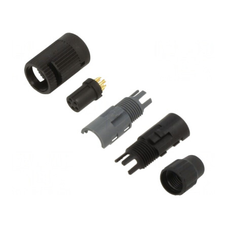 Mufă Circulară 5 PIN 125V pentru Cablu | Electronic-mag.ro | Componente Electronice