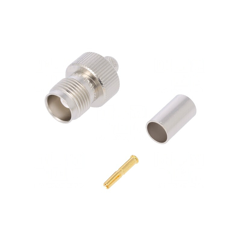 Mufă TNC Mamă Drept 50Ω Crimpat PTFE Aurit | Electronic-mag.ro | Componente Electronice Mufă TNC Mamă Drept 50Ω Crimpat PTFE Aurit | Electronic-mag.ro | Componente Electronice