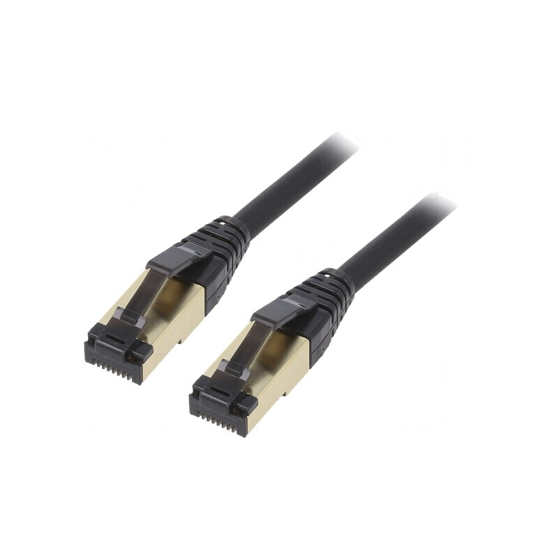 Patch Cord Cat 8 S/FTP Negru 5m LSZH | Electronic-mag.ro | Componente Electronice Patch Cord Cat 8 S/FTP Negru 5m LSZH | Electronic-mag.ro | Componente Electronice