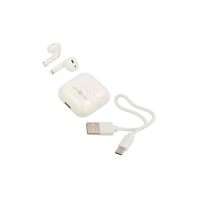 Căști Wireless cu Microfon Alb USB-C  | Electronic-mag.ro | Componente Electronice