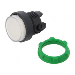 Comutator apăsare 22mm alb IP66 | Electronic-mag.ro | Componente Electronice