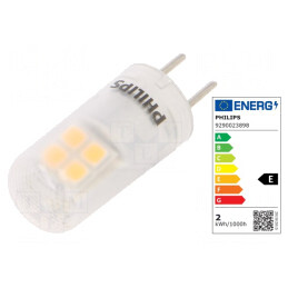 Lampă LED alb cald GY6,35 12V 215lm 1,8W 3000K | Electronic-mag.ro | Componente Electronice