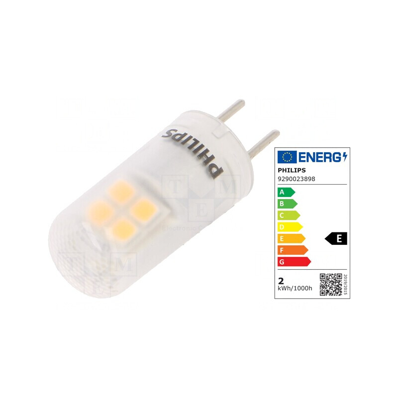Lampă LED alb cald GY6,35 12V 215lm 1,8W 3000K | Electronic-mag.ro | Componente Electronice