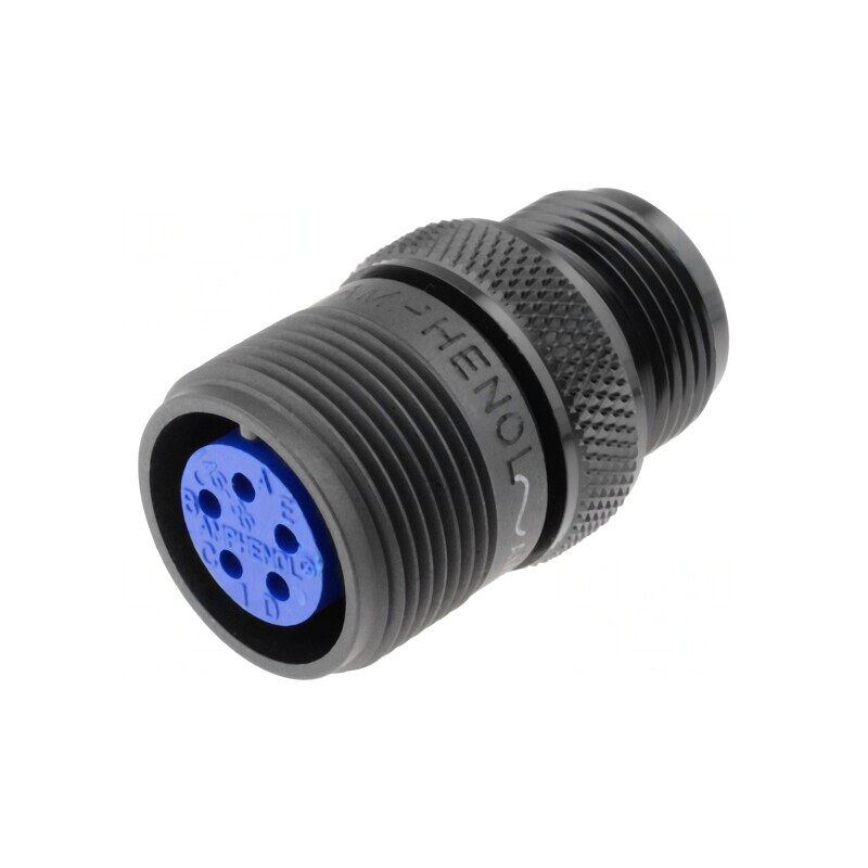 Conector Circular 14S 97 Aluminiu Negru | Electronic-mag.ro | Componente Electronice