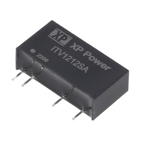 Convertor DC/DC 1W 12V 83.3mA SIP THT | Electronic-mag.ro | Componente Electronice