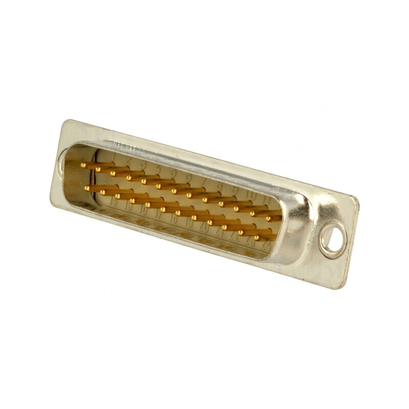 Conector D-Sub 25 pini mufă tată pentru lipire | Electronic-mag.ro | Componente Electronice