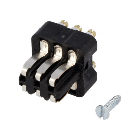 Conector HDC Inserturi Contact Tată Staf 6 PIN 10A 25V | Electronic-mag.ro | Componente Electronice