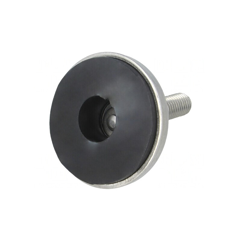 Picioruș rigid oțel inoxidabil 55mm M12 | Electronic-mag.ro | Componente Electronice