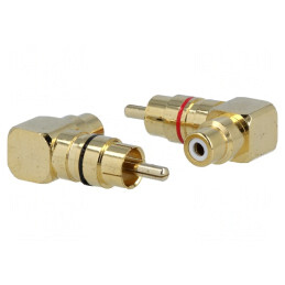Adaptor RCA Soclu la Mufă - Set 2 Bucăți | Electronic-mag.ro | Componente Electronice