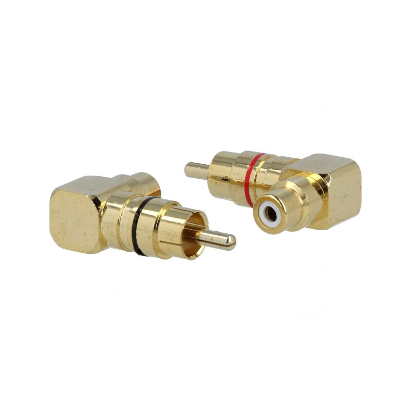 Adaptor RCA Soclu la Mufă - Set 2 Bucăți | Electronic-mag.ro | Componente Electronice