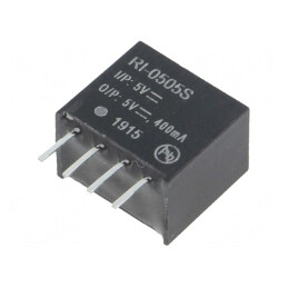 Convertor DC/DC 2W 5V 400mA SIP4 | Electronic-mag.ro | Componente Electronice