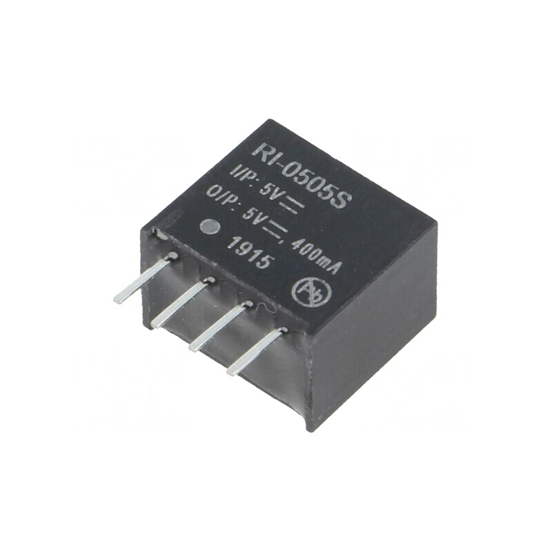 Convertor DC/DC 2W 5V 400mA SIP4 | Electronic-mag.ro | Componente Electronice