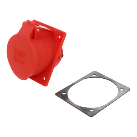Conector alimentare AC trifazat 32A 400VAC IP44 | Electronic-mag.ro | Componente Electronice