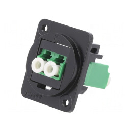 Conector Fibră Optică Duplex Monomod Metalic | Electronic-mag.ro | Componente Electronice