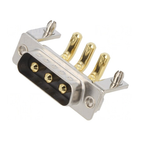 Conector D-Sub 3-Pin pentru PCB THT 240V | Electronic-mag.ro | Componente Electronice