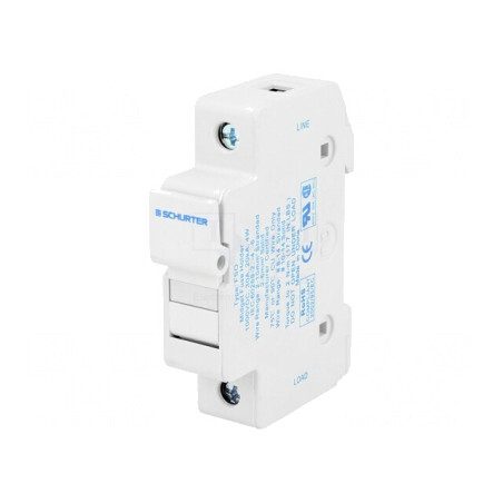 Clemă Siguranțe 30A 10,3x38mm pentru Șină DIN | Electronic-mag.ro | Componente Electronice