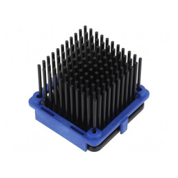 Radiator extrudat BGA negru 40x40mm | Electronic-mag.ro | Componente Electronice
