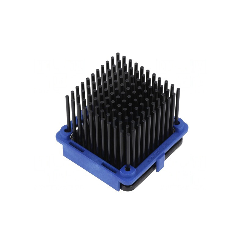 Radiator extrudat BGA negru 40x40mm | Electronic-mag.ro | Componente Electronice