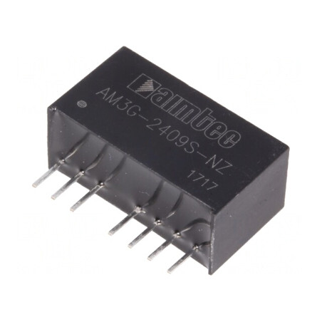 Convertor DC/DC 3W 18-36V la 9V 333mA SIP8 | Electronic-mag.ro | Componente Electronice
