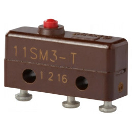 Microîntrerupător SNAP ACTION 5A 250V SPDT fără manetă | Electronic-mag.ro | Componente Electronice