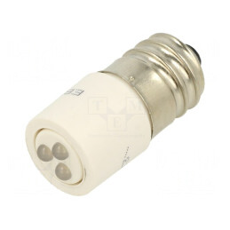 Lampă de control: LED; E14; albă; plastic; 24VAC; 24VDC; -20÷60°C