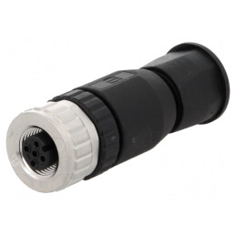 Mufă M12 4-Pin Mamă IP67 pe Cablu | Electronic-mag.ro | Componente Electronice