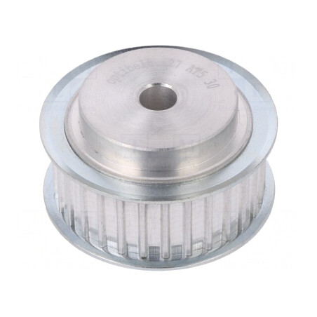 Roată de curea AT5 aluminiu 16mm 27mm 46,55mm | Electronic-mag.ro | Componente Electronice