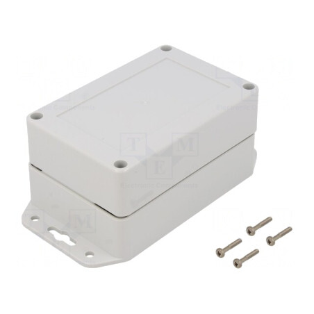 Carcasă universală ABS gri deschis 80x120x60mm | Electronic-mag.ro | Componente Electronice
