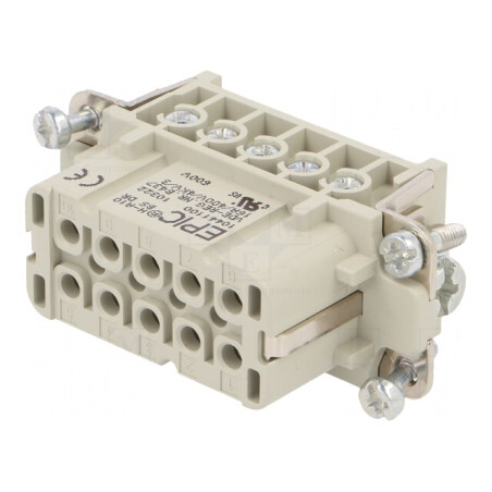 Conector Mamă EPIC H-A 10 PIN 10PE | Electronic-mag.ro | Componente Electronice
