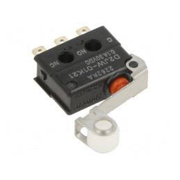Microîntrerupător cu Manetă și Rulou 0,1A/30VDC | Electronic-mag.ro | Componente Electronice