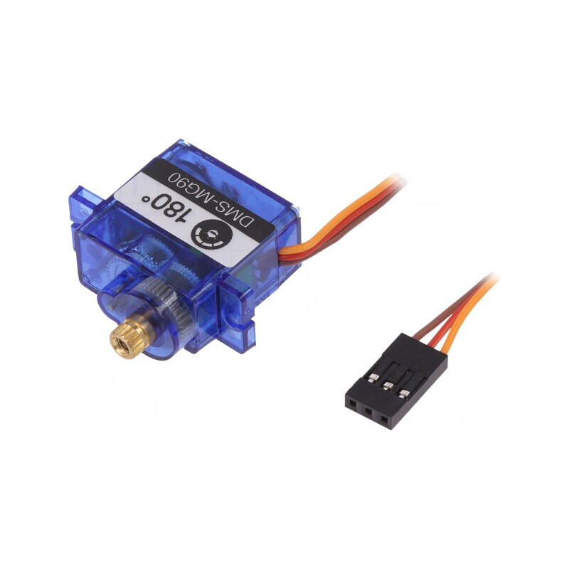 Servomecanism Micro Analogic Metal 180° 4,8-6VDC JR | Electronic-mag.ro | Componente Electronice