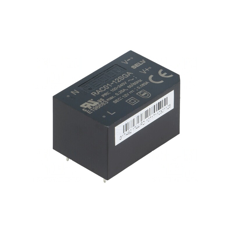 Convertor AC/DC 12V 1W | Electronic-mag.ro | Componente Electronice