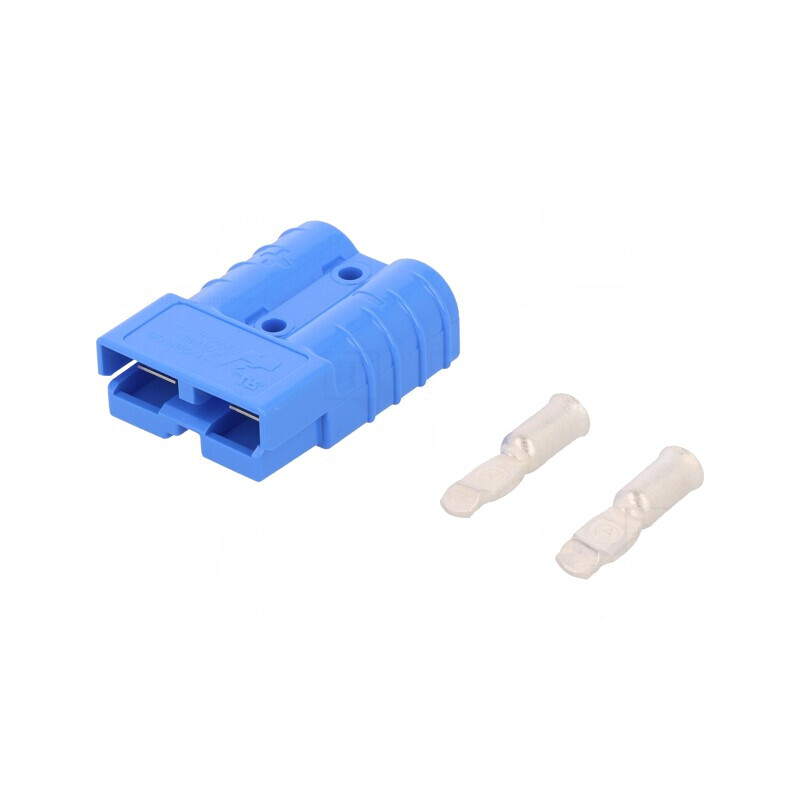 Mufă cablu-cablu SB50 hermofrodită 2 pini crimpată | Electronic-mag.ro | Componente Electronice
