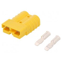 Mufă SB50 Hermafrodită 2 Pini Crimpată | Electronic-mag.ro | Componente Electronice