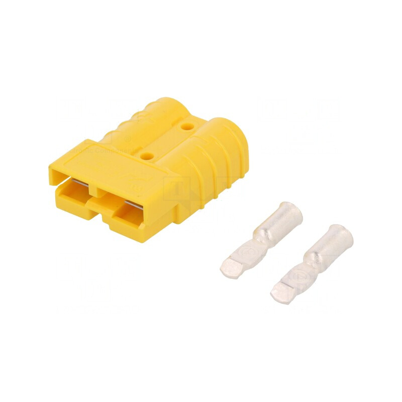 Mufă SB50 Hermafrodită 2 Pini Crimpată | Electronic-mag.ro | Componente Electronice
