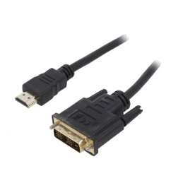 Cablu DVI-D la HDMI 7,5m Negru