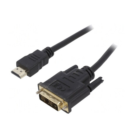 Cablu DVI-D la HDMI 7,5m Negru | Electronic-mag.ro | Componente Electronice
